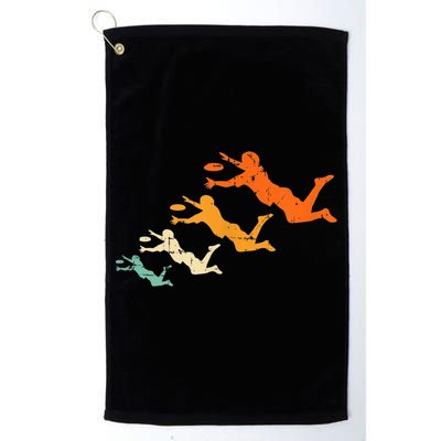Retro Ultimate Frisbee Player Vintage Disc Ultimate Frisbee Golf Towel
