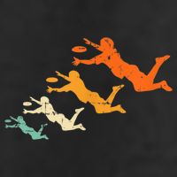 Retro Ultimate Frisbee Player Vintage Disc Ultimate Frisbee Golf Towel
