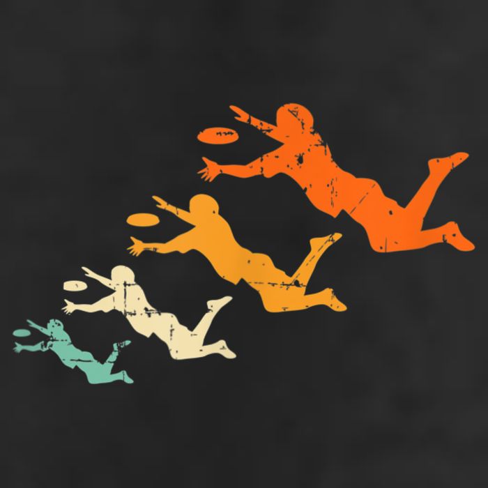 Retro Ultimate Frisbee Player Vintage Disc Ultimate Frisbee Golf Towel