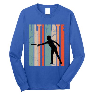 Retro Ultimate Frisbee Gift Long Sleeve Shirt