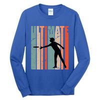 Retro Ultimate Frisbee Gift Tall Long Sleeve T-Shirt