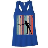 Retro Ultimate Frisbee Gift Women's Racerback Tank