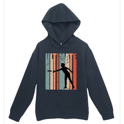 Retro Ultimate Frisbee Gift Urban Pullover Hoodie