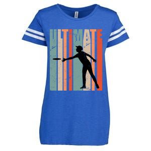 Retro Ultimate Frisbee Gift Enza Ladies Jersey Football T-Shirt