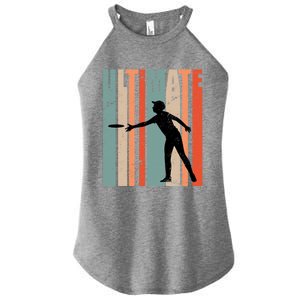 Retro Ultimate Frisbee Gift Women's Perfect Tri Rocker Tank