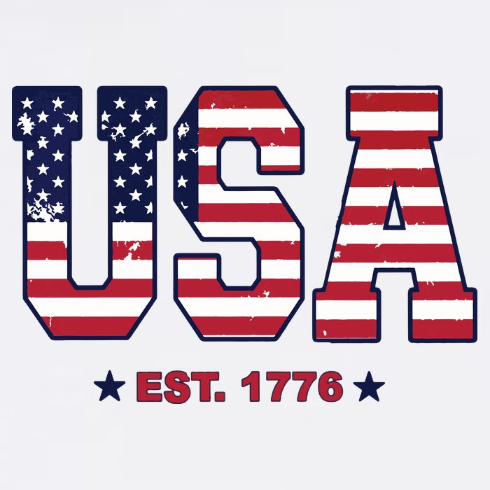 Retro Usa Flag Est. 1776 4th Of July Graphic American Flag Cool Comfort Performance Bucket Hat