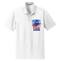 Rugby Usa Flag Women Player Rugby Sevens American Patriotic Dry Zone Grid Polo