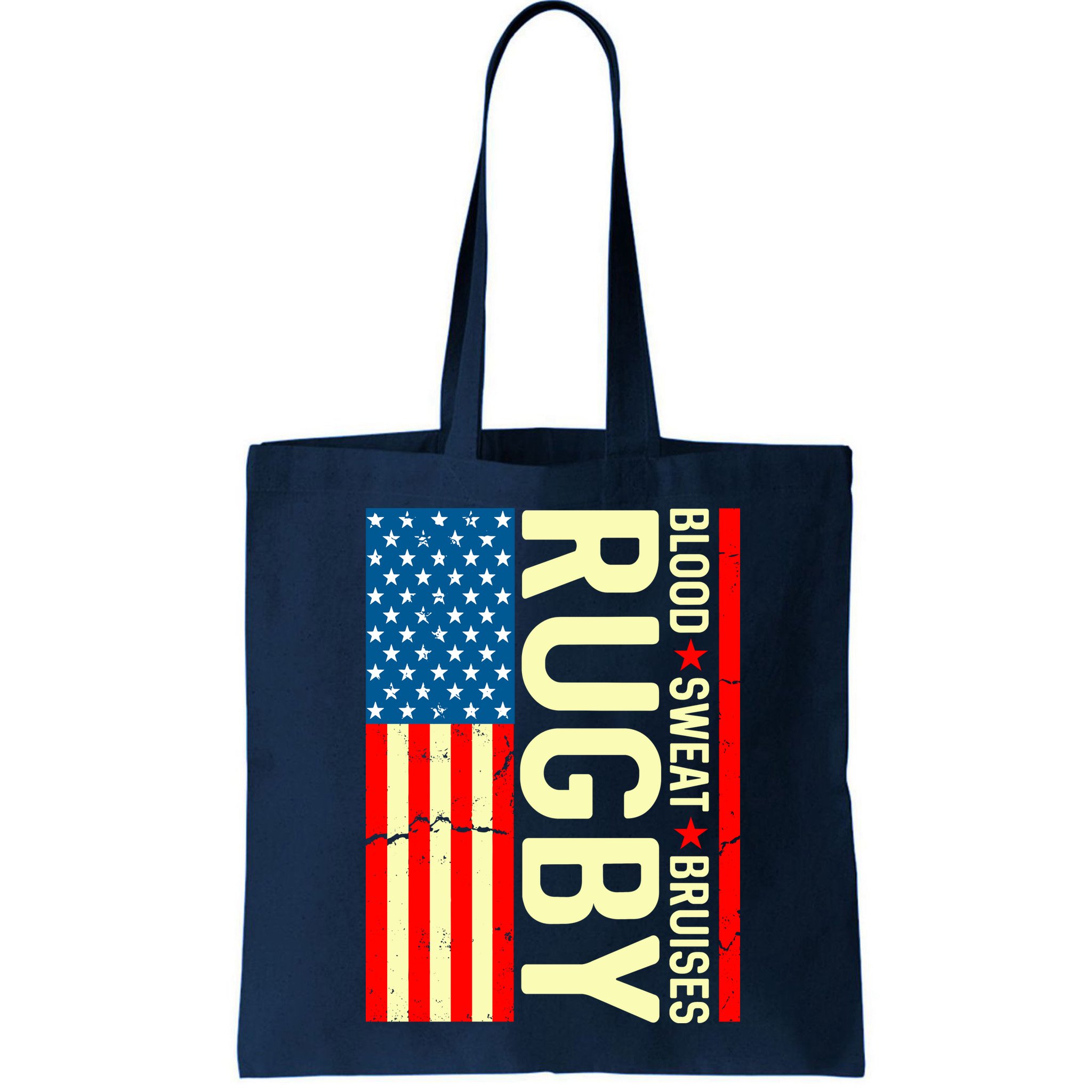 Rugby USA Flag Blood Sweat Bruises Bag