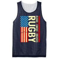 Rugby USA Flag Blood Sweat Bruises Mesh Reversible Basketball Jersey Tank