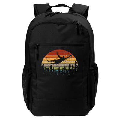 Retro Ultimate Frisbee Player Flying Disc Daily Commute Backpack