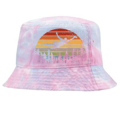 Retro Ultimate Frisbee Player Flying Disc Tie-Dyed Bucket Hat