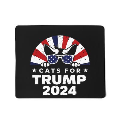 Retro Us Flag Design Mousepad