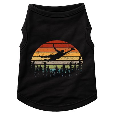 Retro Ultimate Frisbee Player Vintage Flying Disc Doggie Tank