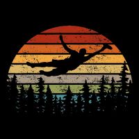 Retro Ultimate Frisbee Player Vintage Flying Disc Button