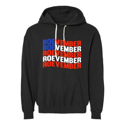 ROEVEMBER US FLAG Roe Vember Roe November Pro Roe Choice Garment-Dyed Fleece Hoodie