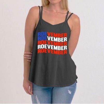 ROEVEMBER US FLAG Roe Vember Roe November Pro Roe Choice Women's Strappy Tank