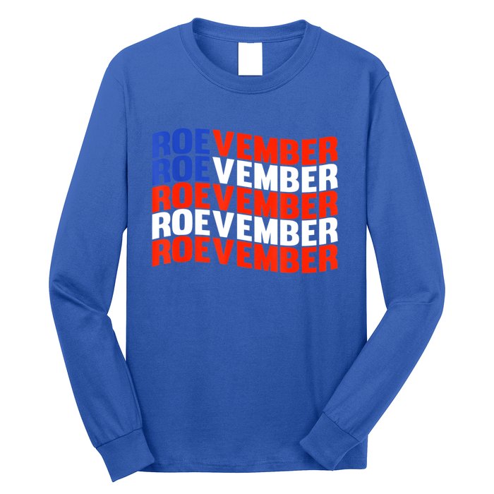 ROEVEMBER US FLAG Roe Vember Roe November Pro Roe Choice Long Sleeve Shirt