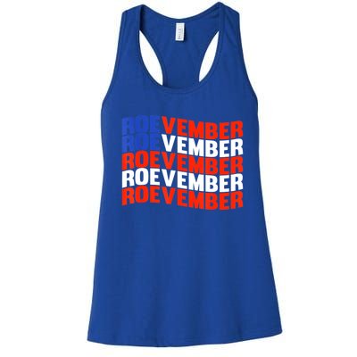 ROEVEMBER US FLAG Roe Vember Roe November Pro Roe Choice Women's Racerback Tank