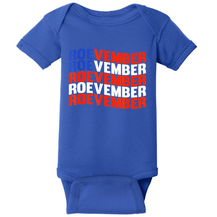 ROEVEMBER US FLAG Roe Vember Roe November Pro Roe Choice Baby Bodysuit