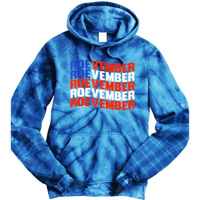 ROEVEMBER US FLAG Roe Vember Roe November Pro Roe Choice Tie Dye Hoodie