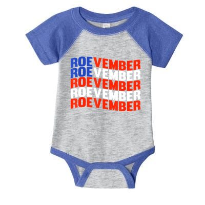 ROEVEMBER US FLAG Roe Vember Roe November Pro Roe Choice Infant Baby Jersey Bodysuit