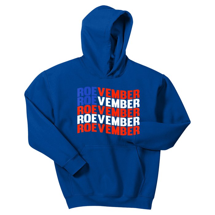 ROEVEMBER US FLAG Roe Vember Roe November Pro Roe Choice Kids Hoodie