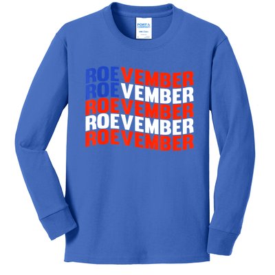 ROEVEMBER US FLAG Roe Vember Roe November Pro Roe Choice Kids Long Sleeve Shirt