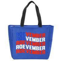 ROEVEMBER US FLAG Roe Vember Roe November Pro Roe Choice Zip Tote Bag