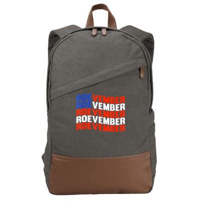 ROEVEMBER US FLAG Roe Vember Roe November Pro Roe Choice Cotton Canvas Backpack