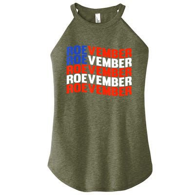 ROEVEMBER US FLAG Roe Vember Roe November Pro Roe Choice Women's Perfect Tri Rocker Tank