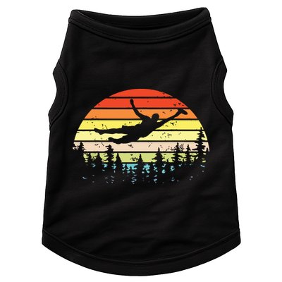 Retro Ultimate Frisbee Player Vintage Flying Disc Doggie Tank