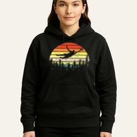 Retro Ultimate Frisbee Player Vintage Flying Disc Hoodie