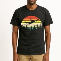 Retro Ultimate Frisbee Player Vintage Flying Disc Tall T-Shirt