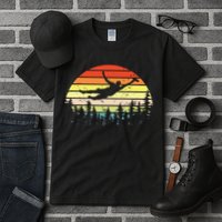 Retro Ultimate Frisbee Player Vintage Flying Disc Tall T-Shirt