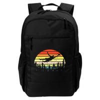 Retro Ultimate Frisbee Player Vintage Flying Disc Backpack