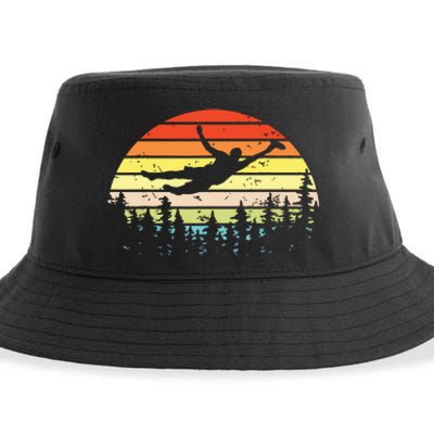 Retro Ultimate Frisbee Player Vintage Flying Disc Sustainable Bucket Hat