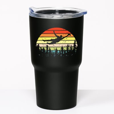 Retro Ultimate Frisbee Player Vintage Flying Disc Tumbler