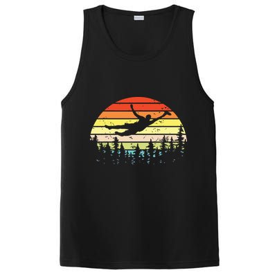 Retro Ultimate Frisbee Player Vintage Flying Disc PosiCharge Competitor Tank