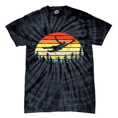 Retro Ultimate Frisbee Player Vintage Flying Disc Tie-Dye T-Shirt