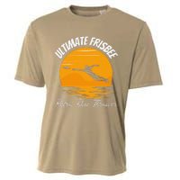 Retro Ultimate Frisbee Playervintage Flying Disc Cooling Performance Crew T-Shirt