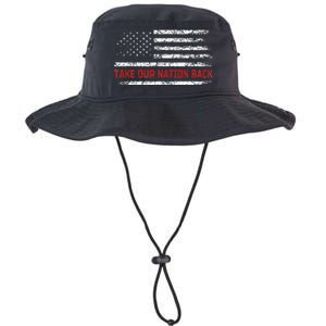 Retro US Flag Take Our Nation Back Trump 2024 Legacy Cool Fit Booney Bucket Hat