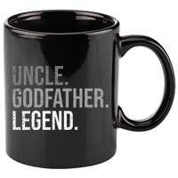 retro Uncle Godfather Legend Best Godfather 11oz C Handle Ceramic Mug