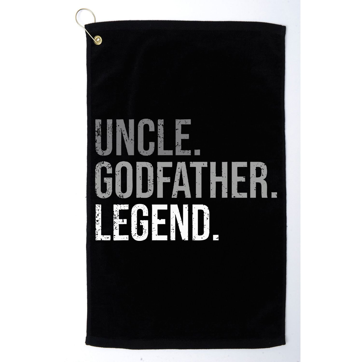 retro Uncle Godfather Legend Best Godfather Golf Towel