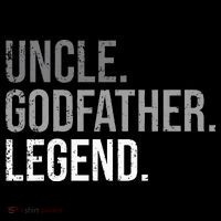 retro Uncle Godfather Legend Best Godfather Womens T-Shirt