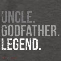 retro Uncle Godfather Legend Best Godfather Vector Backpack