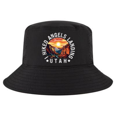 Retro Utah I Hiked Angels Landing Cool Comfort Performance Bucket Hat