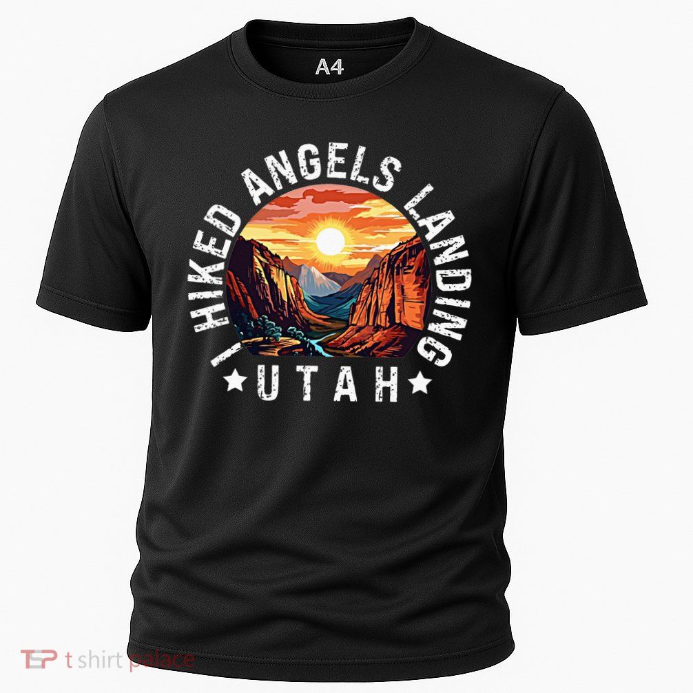 Retro Utah I Hiked Angels Landing Performance Shirt