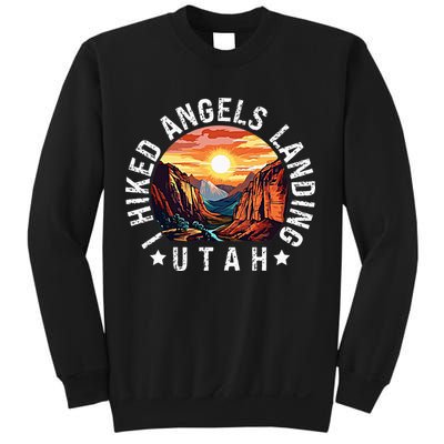 Retro Utah I Hiked Angels Landing Sweatshirt