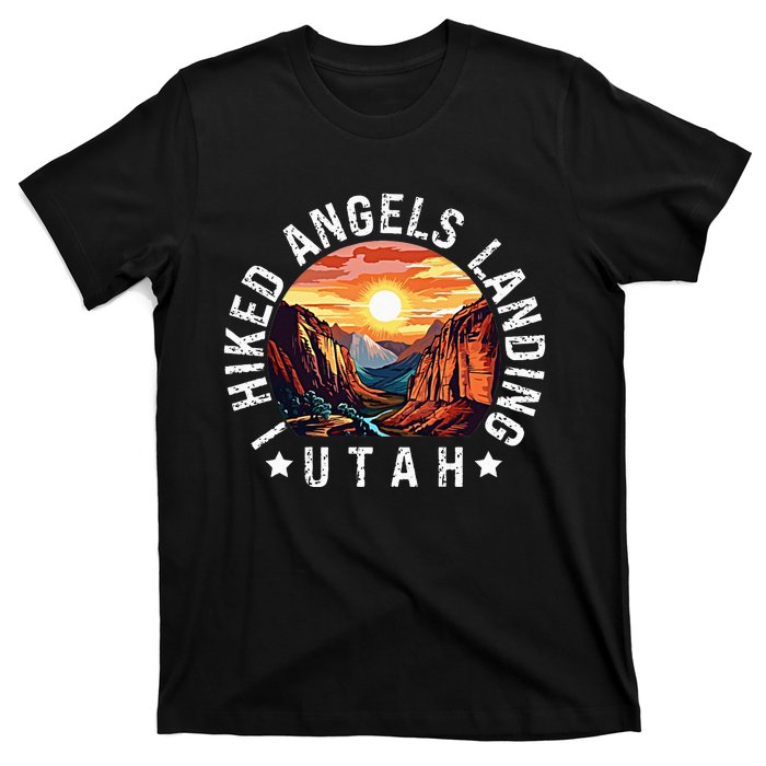 Retro Utah I Hiked Angels Landing T-Shirt