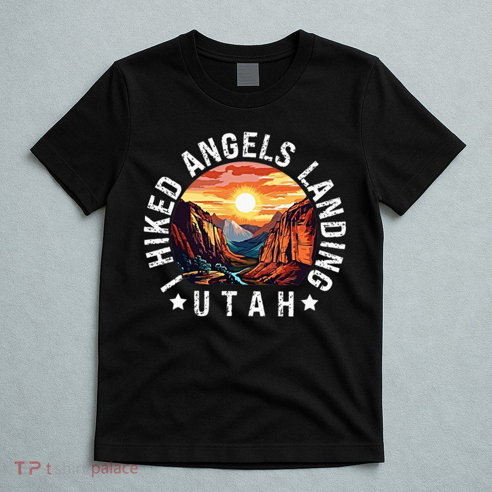 Retro Utah I Hiked Angels Landing T-Shirt